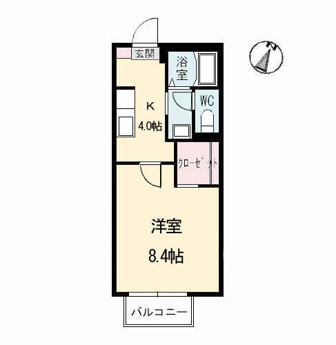 【間取り】 | レーヴ吉成　Ｂ棟　