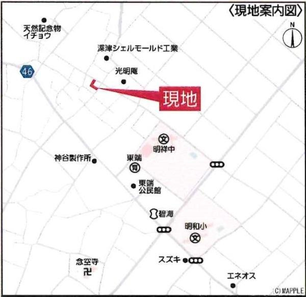 安城市東端町第3　全2棟・1号棟のその他|交通アクセス図です。