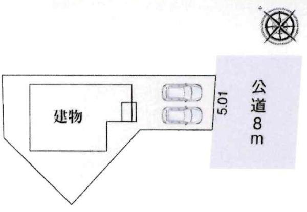 豊田市野見山町　全1棟・1号棟の区画図|1号棟です。