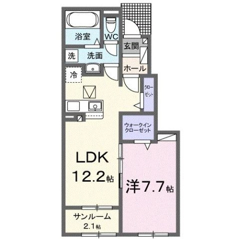 アルカンシエル　Ⅱの間取り