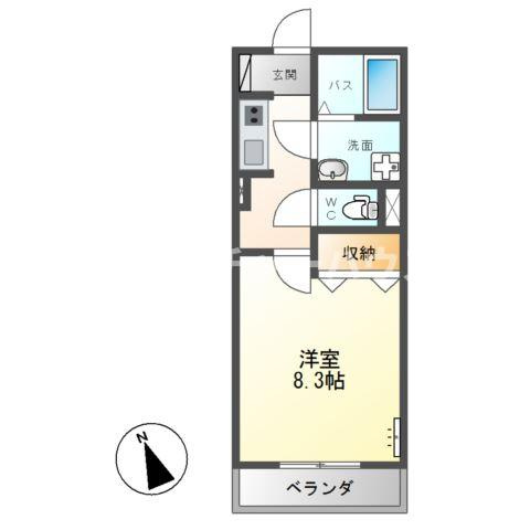 フルール(Ｆｌｅｕｒ）の間取り