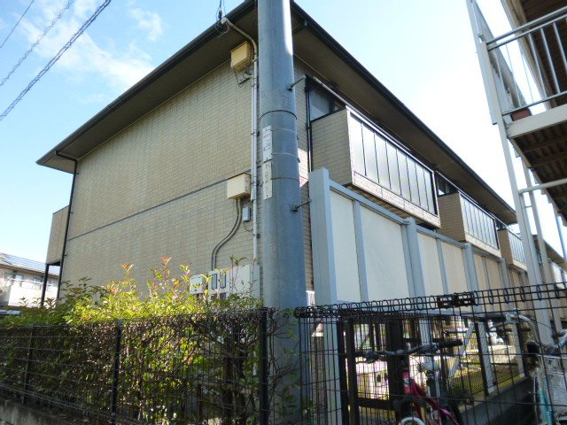 倉敷市白楽町のアパートの外観