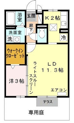プラシードの間取り