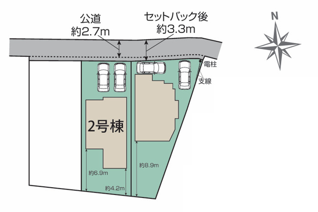 【区画図】 | 座間市座間1丁目　新築戸建て　全２棟【仲介手数料無料】 | 【仲介手数料無料でご紹介可能です】大樹不動産