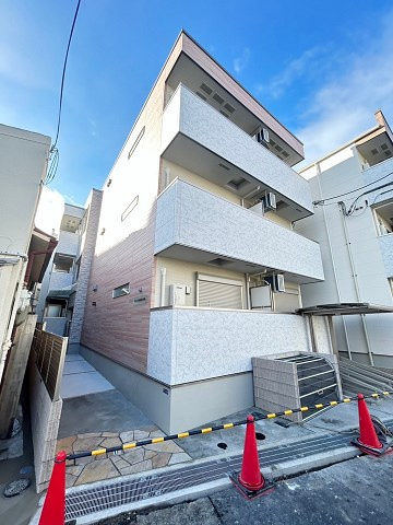 フジパレス長洲公園Ⅴ番館の外観|きれいな外観です