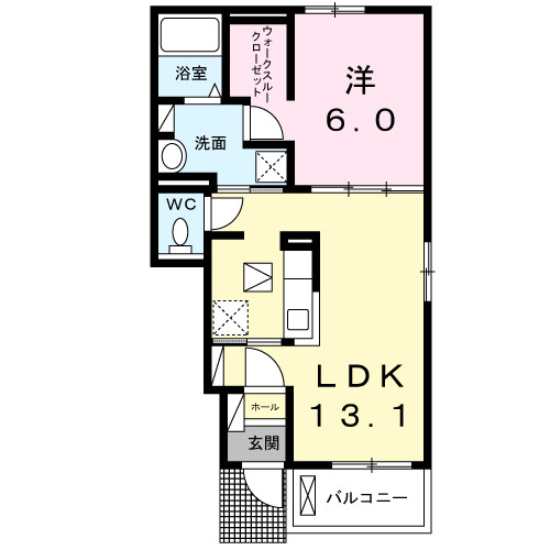 エミグランドＢの間取り