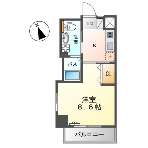 サンライズ昭和の間取り