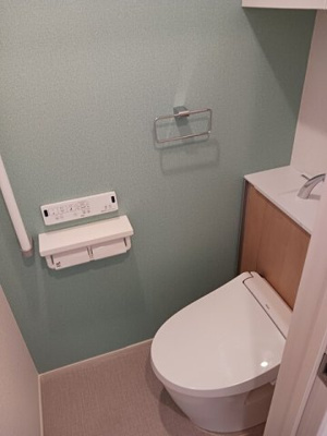 【トイレ】 | アクアヴィラ　Ｂ | シンプルで使いやすいトイレです