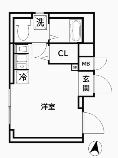 CREAL王子Southの間取り