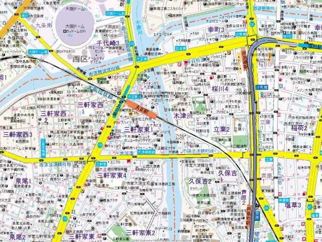 【地図】 | アドバンス大阪カーサ