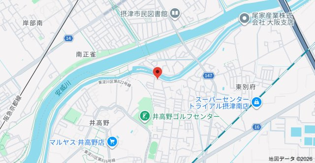 アンプルールクラージュ別府の地図
