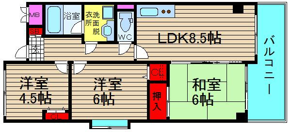 ドーム１番館の間取り