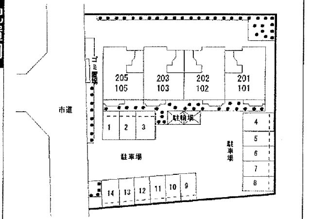 セレーノ・Ａの区画図