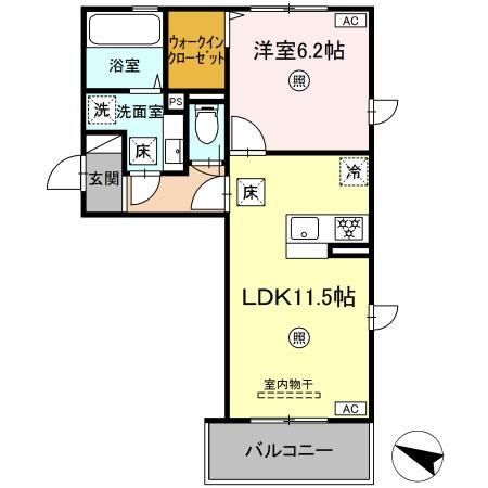Believe9(ビリーブナイン)の間取り