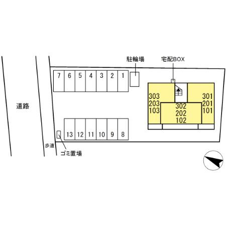Believe9(ビリーブナイン)の区画図