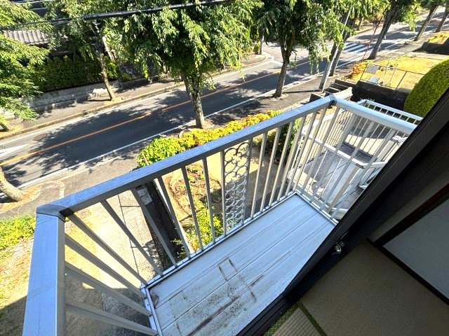 シャトードイワネE号館のバルコニー