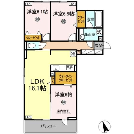 【間取り】 | トリシア寺塚