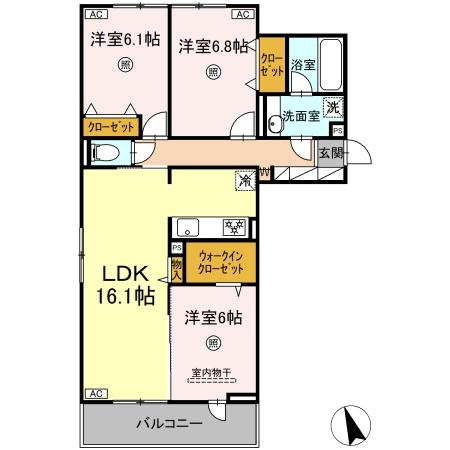 【間取り】 | トリシア寺塚
