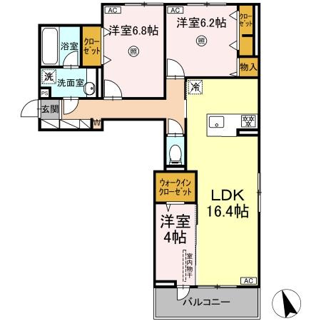 【間取り】 | トリシア寺塚