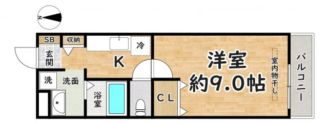 【間取り】 | ラ・ベル・コリンヌ・ヒロタ