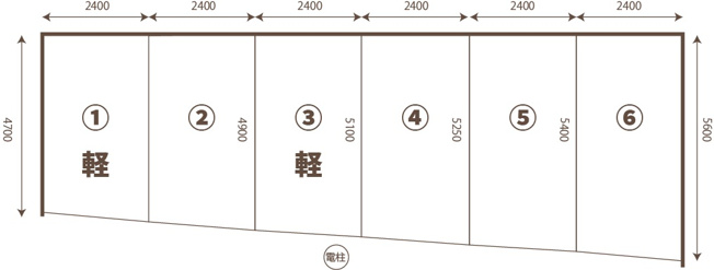 【区画図】 | 水堂町3丁目ガレージ