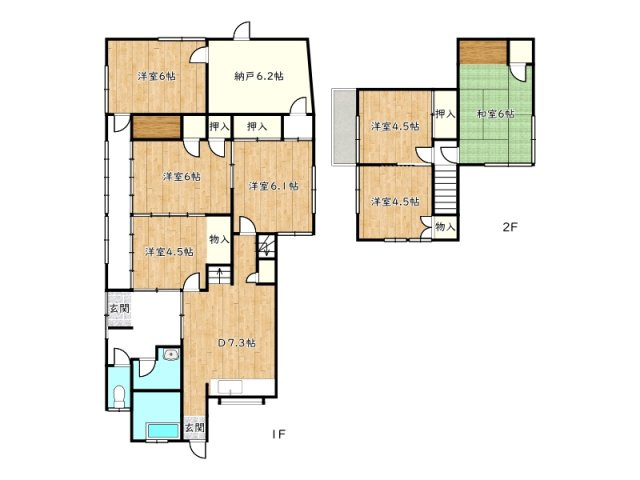 【間取り】 | 姫路市仁豊野／中古戸建【オーナーチェンジ】