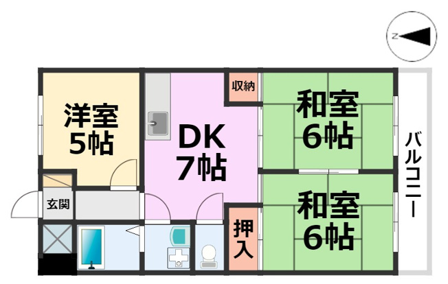 【間取り】 | 橋本第２マンション