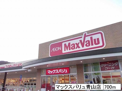 【周辺】 | ブルーマウンテンⅢ | マックスバリュ青山店まで700m