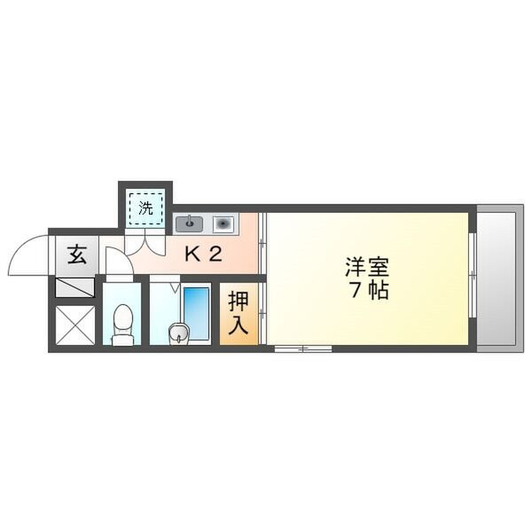 アーバンウェーブ白山の間取り