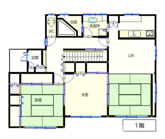 戸塚町貸家の間取り
