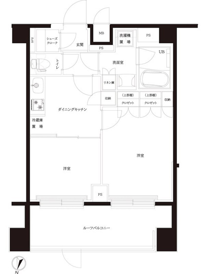 【間取り】 | ルーブル北嶺町