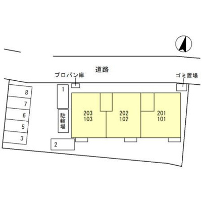 【区画図】 | ホワイトハイツ白樺