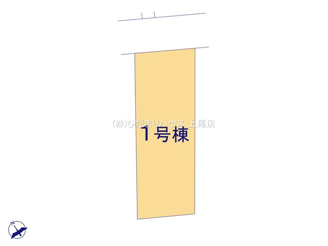 上尾平方　新築戸建　リーブル01の区画図