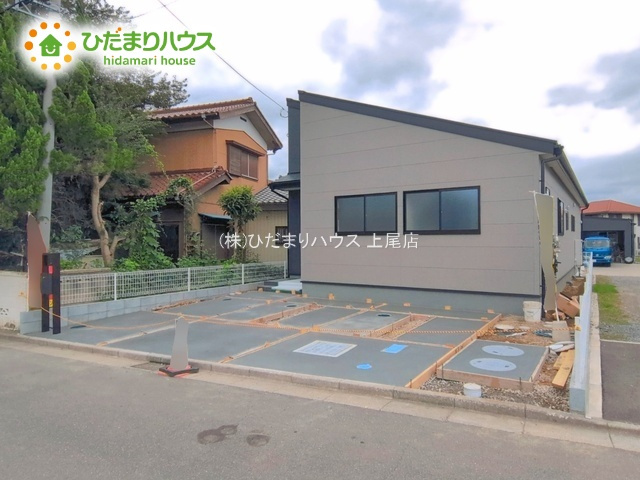 上尾平方　新築平屋　リーブル01の外観|9/1撮影
