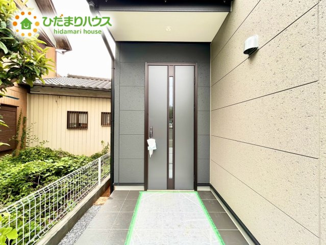 上尾平方　新築平屋　リーブル01の玄関