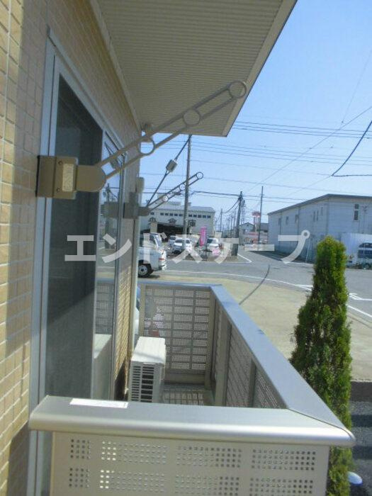 キャッツアイ　Ａのバルコニー|高崎、前橋のお部屋探しはエンドスケープまで！お客様の理想お聞かせ下さい♪