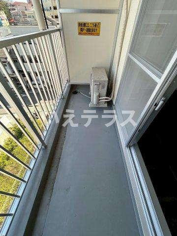 夢野アパートメントのバルコニー