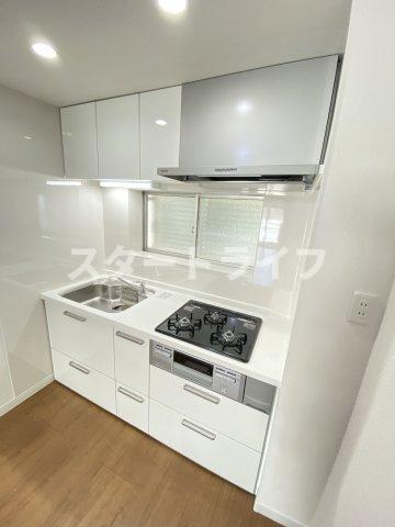 大阪市淀川区木川東４丁目の賃貸マンションのキッチン