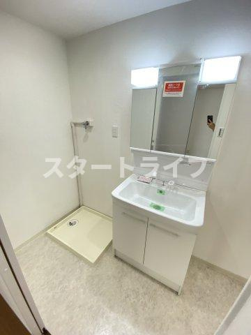 大阪市淀川区木川東４丁目の賃貸マンションの洗面所