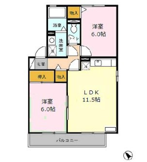 グランヴィルの間取り