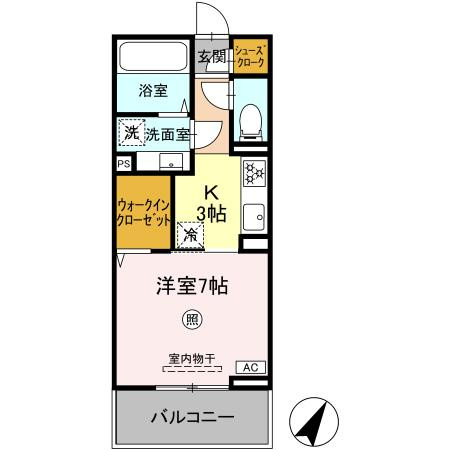 CREAS（クレアス）の間取り