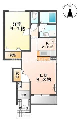豊岡市日高町岩中のアパート