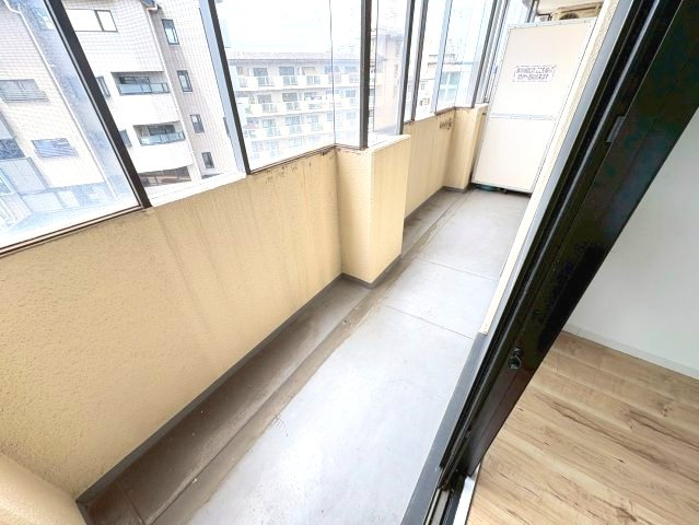ファミティ弐番館のバルコニー