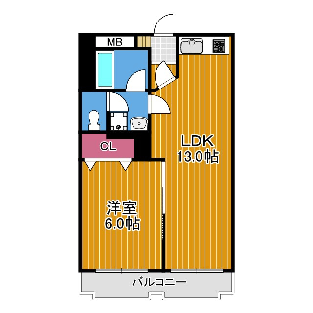 ファミティ弐番館の間取り