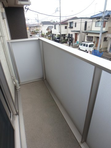 コージーハウスAのバルコニー