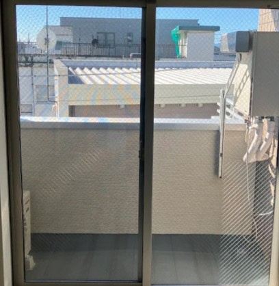メルディア上小町のバルコニー