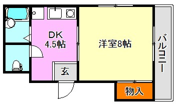 シマダハイム　須磨駅の賃貸情報の間取り