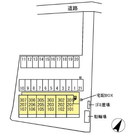 CREAS（クレアス）の区画図