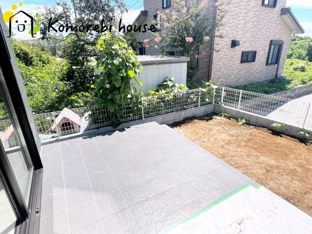上尾市平方　新築一戸建て　リーブルガーデン　01の庭|26.8.28　撮影済み