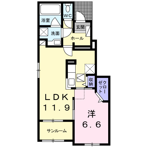 【間取り】 | ルミナーレⅡ